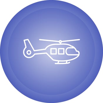Helicopter Vector Icon