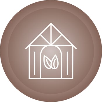 Eco friendly Building Vector Icon