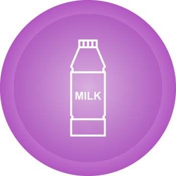 Milk Bottle Vector Icon