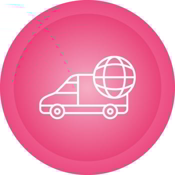 Global Delivery Vector Icon