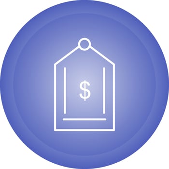 Dollar Tag Vector Icon