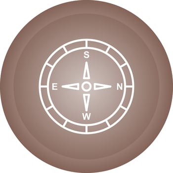 Compass Vector Icon