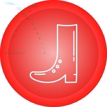 Cowboy Boot Vector Icon