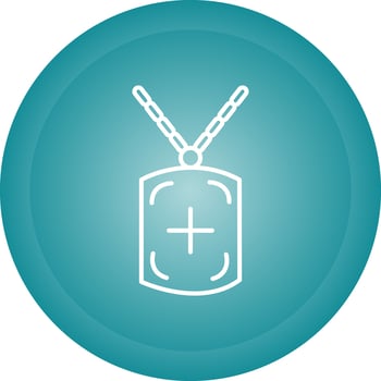 Militrary Chain Vector Icon