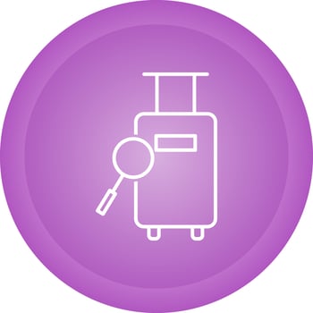 Find Luggage Vector Icon