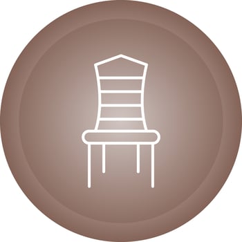 Conference Room Chair Vector Icon