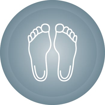 Feet Vector Icon