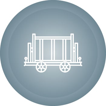 Trolley Vector Icon