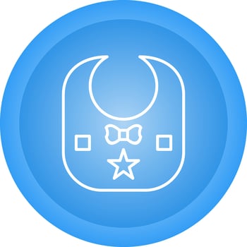 Baby Bib Vector Icon