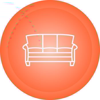 Large Sofa Vector Icon