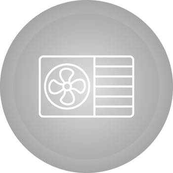 AC Window Unit Vector Icon