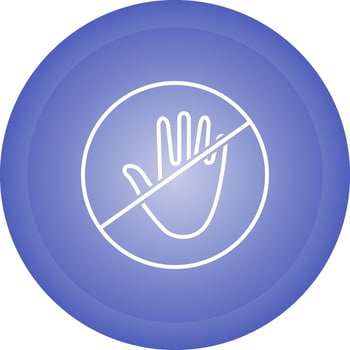 No Entry Sign Vector Icon