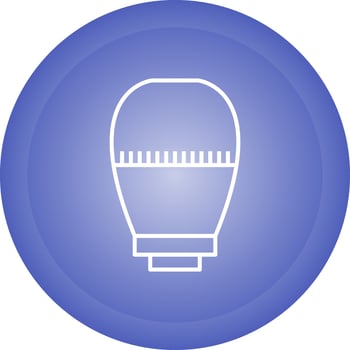 Thermostatic Head Vector Icon