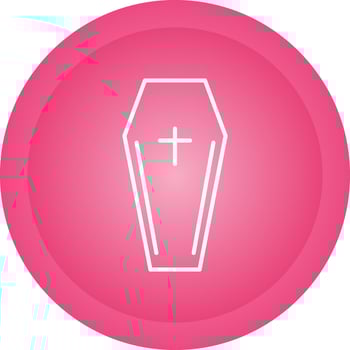 Coffin Vector Icon