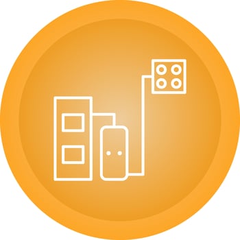 Solid Fuel Boiler Vector Icon