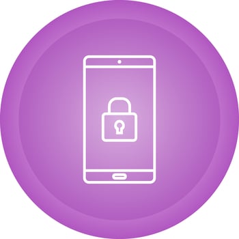 Secure Device Vector Icon