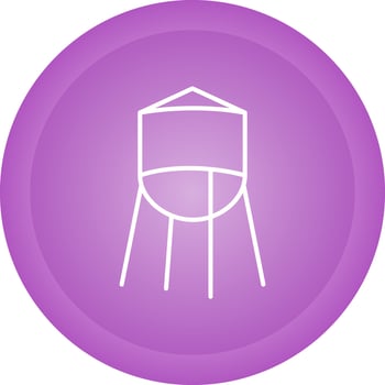 Water Tower Vector Icon