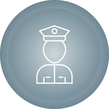Airport Security Vector Icon