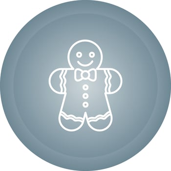 Gingerbread Vector Icon