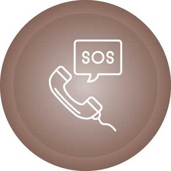 Emergency Call Vector Icon