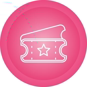 Ticket Vector Icon
