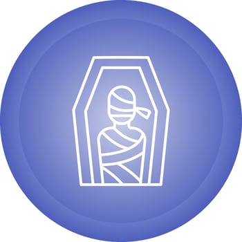 Mummy Unique Vector Icon