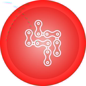 Cycle Chain Vector Icon