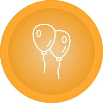 Balloons Vector Icon