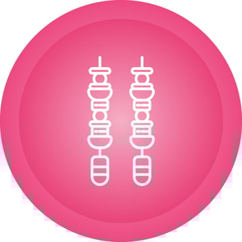 Skewer Unique Vector Icon