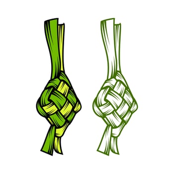 KETUPAT FOOD VECTOR