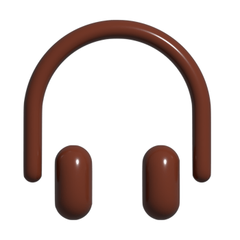 3d icon of headphone png