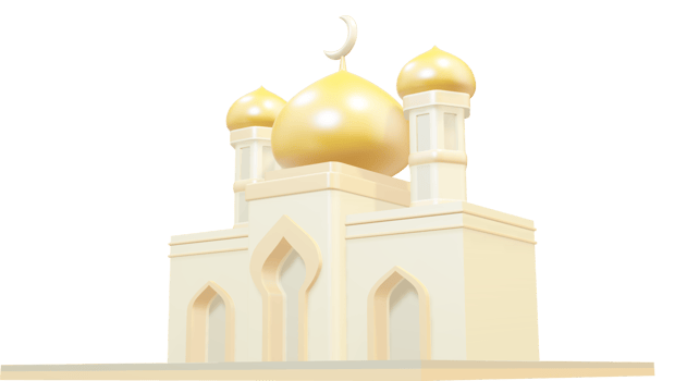 a mosque 3d png