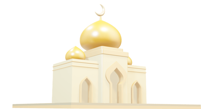 a mosque 3d png