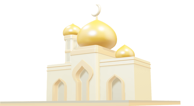 a mosque 3d png