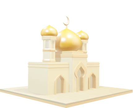 a mosque 3d png