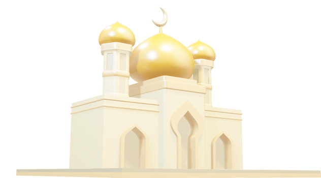 a mosque 3d png