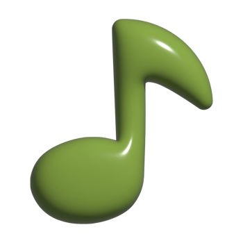 3d icon music note png