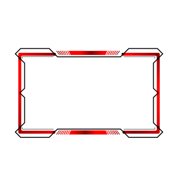 Online gaming screen panel and border design for gamers png