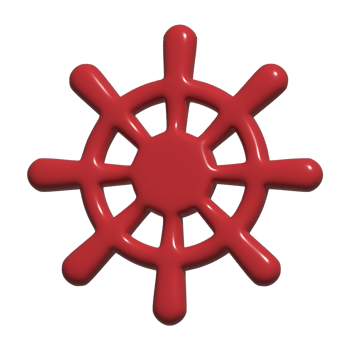 3d icon ship wheel png