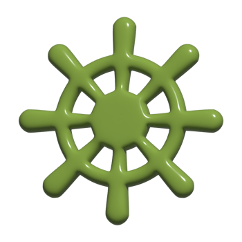 3d icon ship wheel png