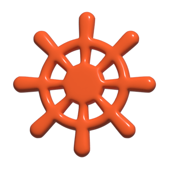 3d icon ship wheel png