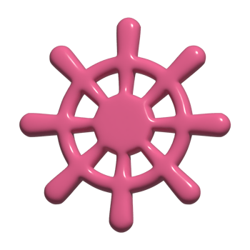 3d icon ship wheel png