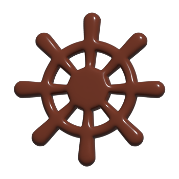 3d icon ship wheel png