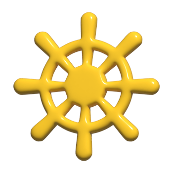 3d icon ship wheel png