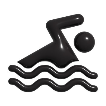 3d icon of swim png