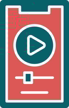 1884 - Mobile Video.eps vector