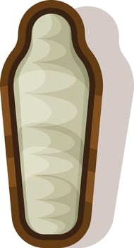 Vector Image Of A Mummy In Sarcophagus