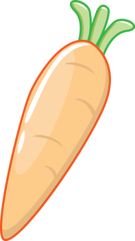 Cute funny carrot vegetable cartoon kawaii style,Carrot vegetable mascot on white background png