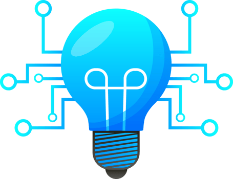 Artificial intelligence icon element design illustration. AI technology and cyber icon element. Futuristic technology service and communication artificial intelligence concept png