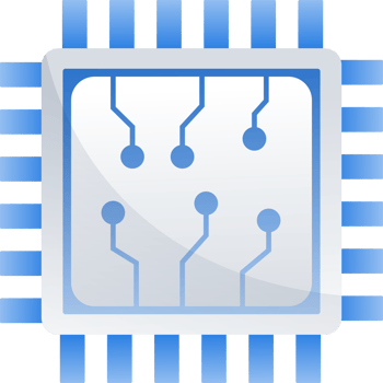 Artificial intelligence icon element design illustration. AI technology and cyber icon element. Futuristic technology service and communication artificial intelligence concept png